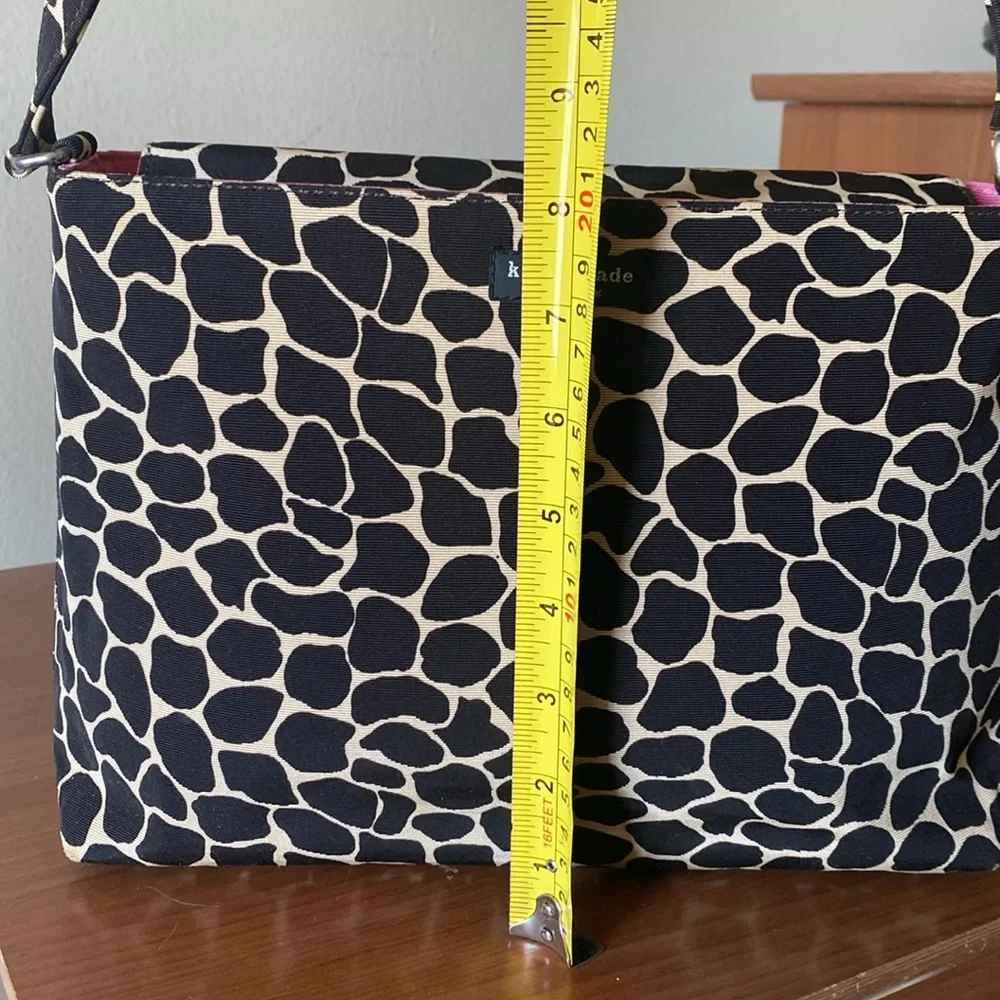 Vintage Kate Spade Giraffe Print Shoulder Bag - Picture 12 of 14